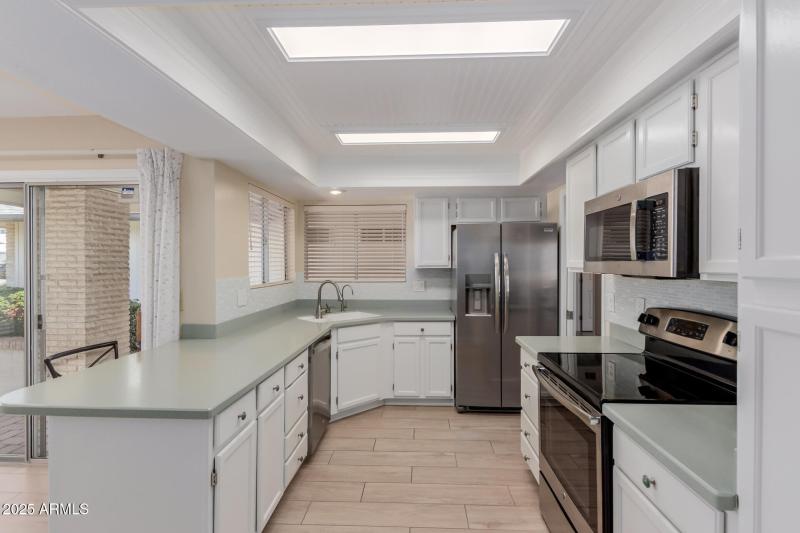 Kitchen with tons of natural light