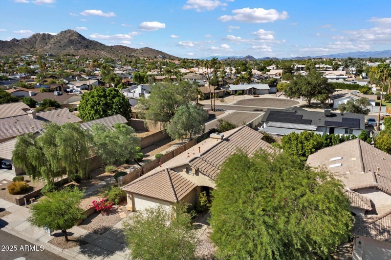 Aerial of Home and Surrounding
