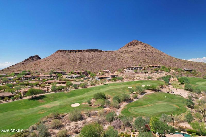 Aerial Golf Course View