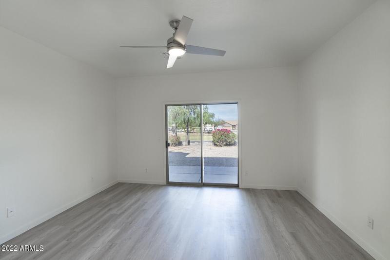 Primary Bedroom Opens to Backyard