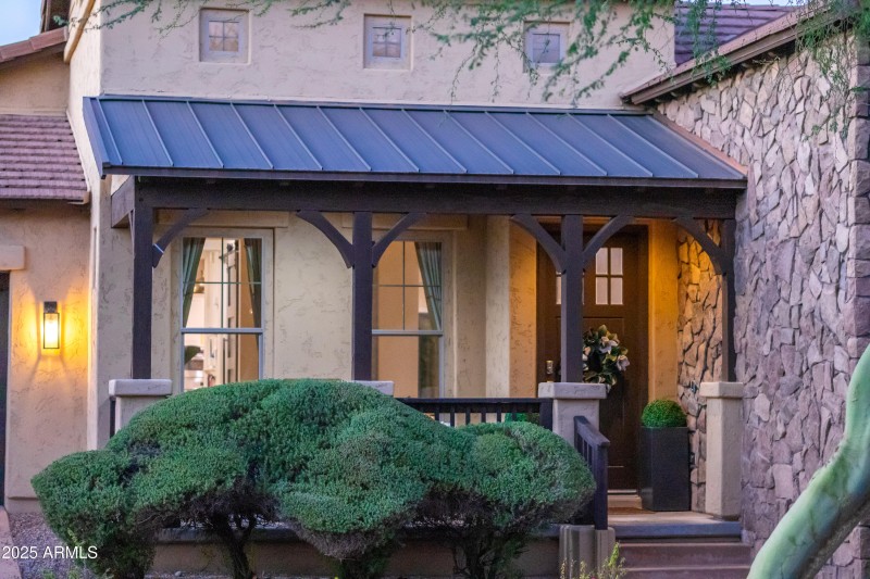 Front of Home at Twilight