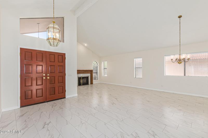 ENTRY DOOR/LIVING/DINING ROOMS