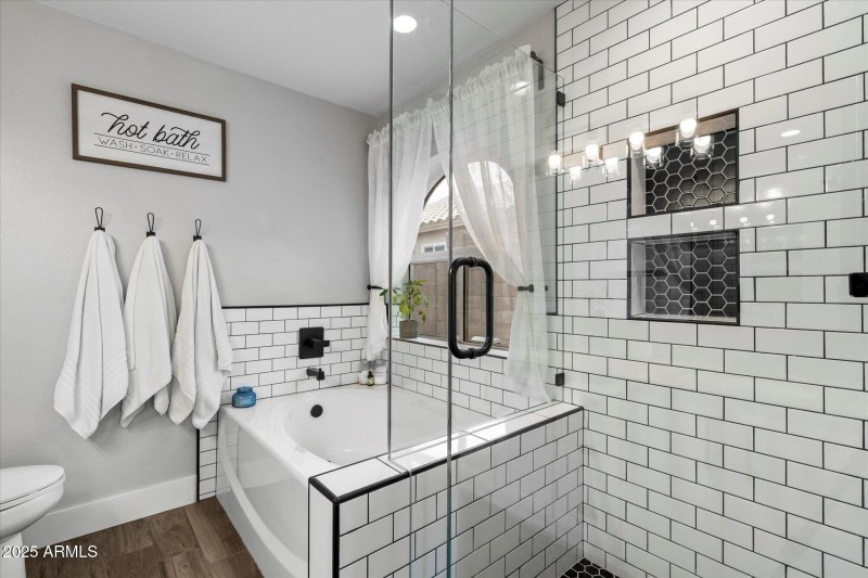 Impressive primary bathroom