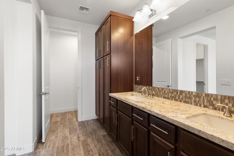 Primary Bathroom w Dual Sinks