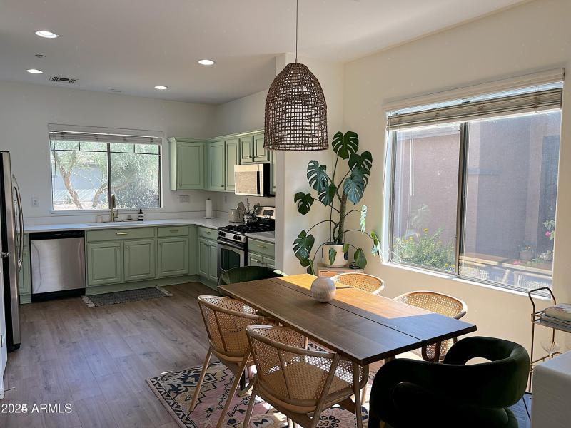 Entry Dining Kitchen