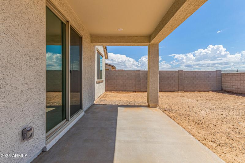 Covered Patio in Backyard