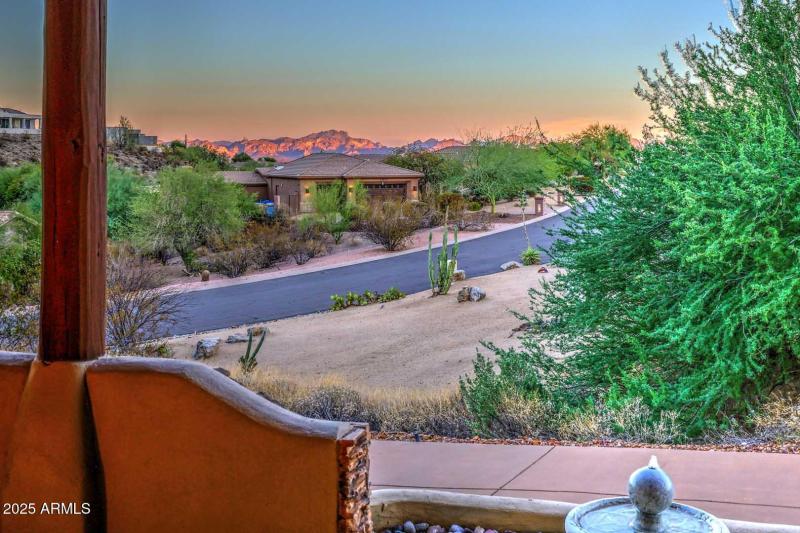 Front Covered Patio-Sunset View