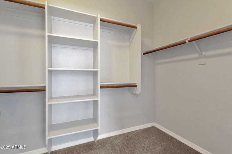 Primary walk-in closet
