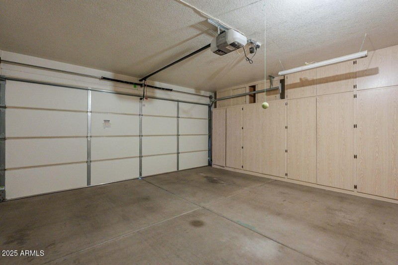 2 car Garage with Storage