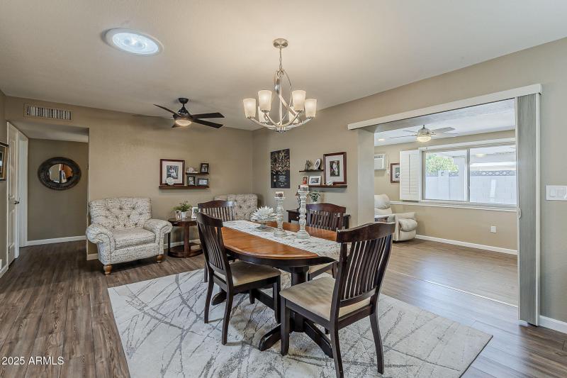 Dining Area with access to Bonus Room