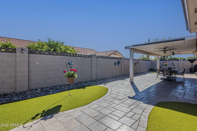 South-Facing Backyard