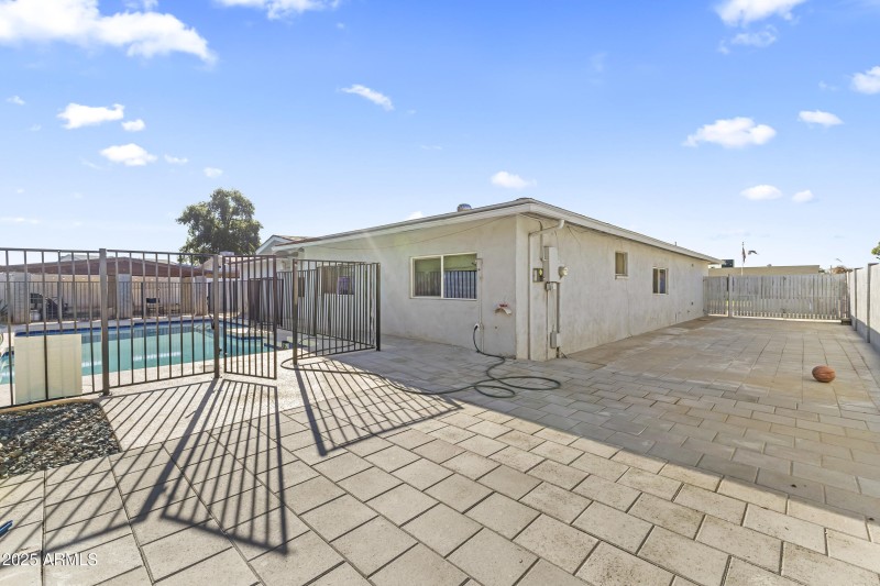 Backyard with RV Gate