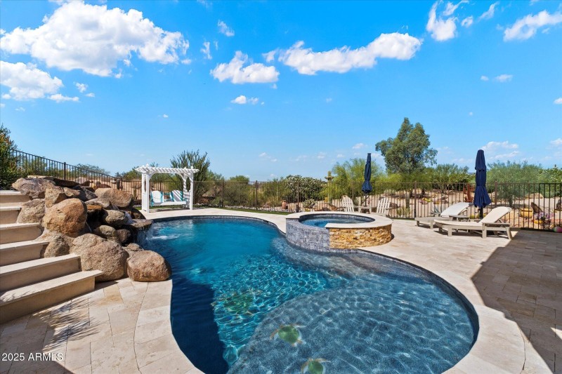 Pebble sheen pool