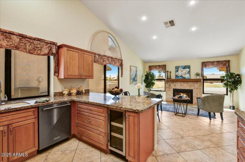 Kitchen to Family Room