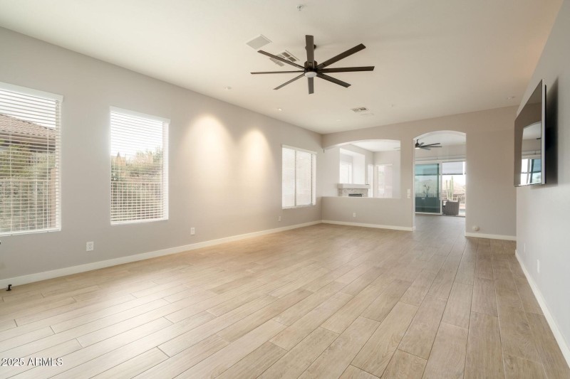 Great Room view to Kitchen