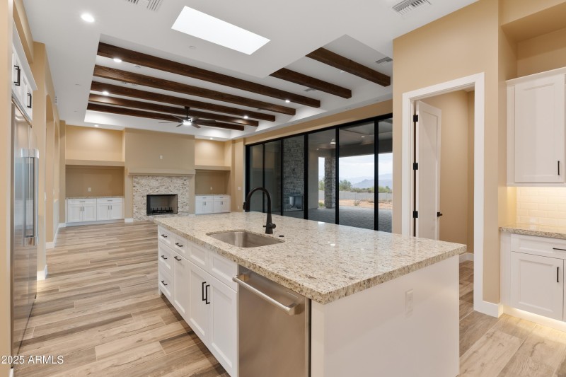 Mountain Views from Kitchen