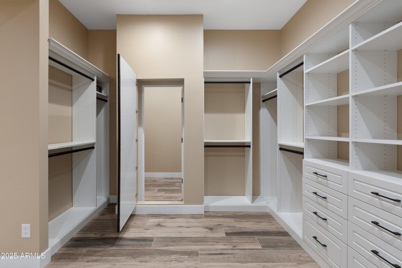 Huge Walk-In Closet w Safe Room