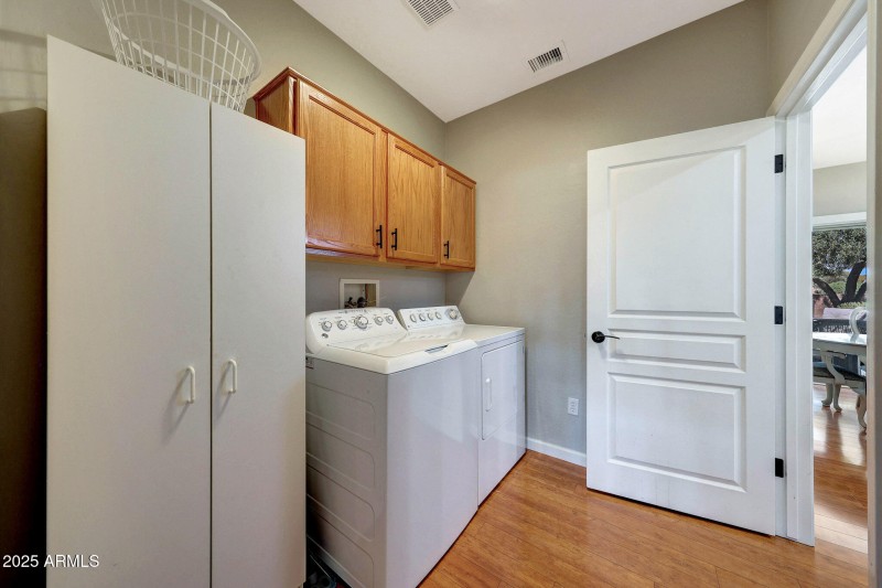 Inside laundry w/ W/D