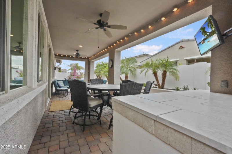 Expansive Covered Patio