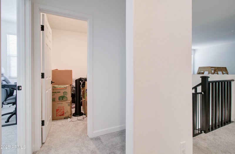 Hallway + Storage Closet