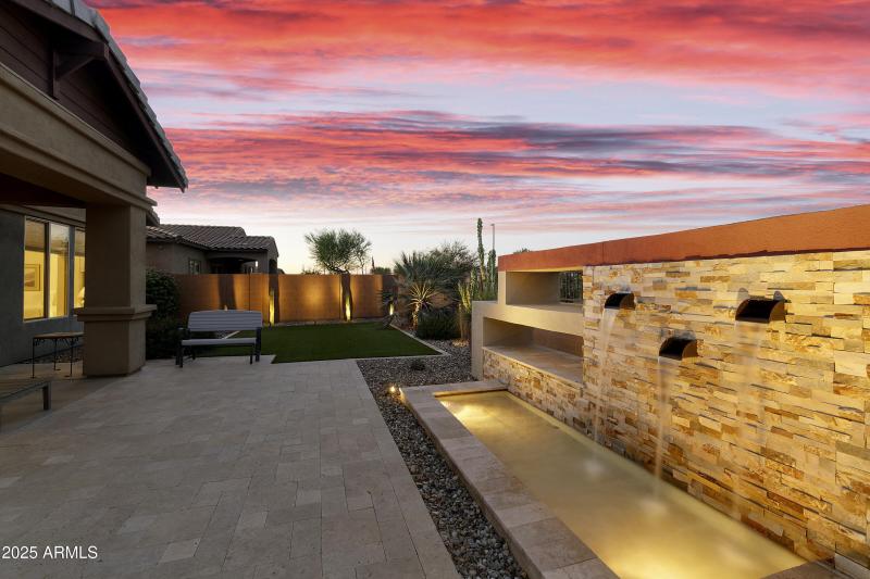 custom built fountain