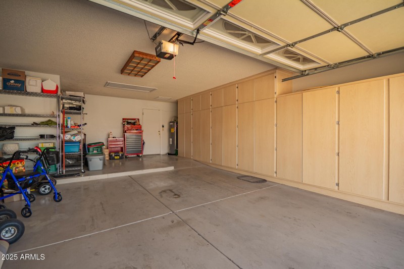 35 Epoxied Garage w/ Cabinets