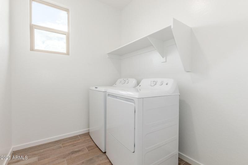 Laundry Room with Washer and Dryer