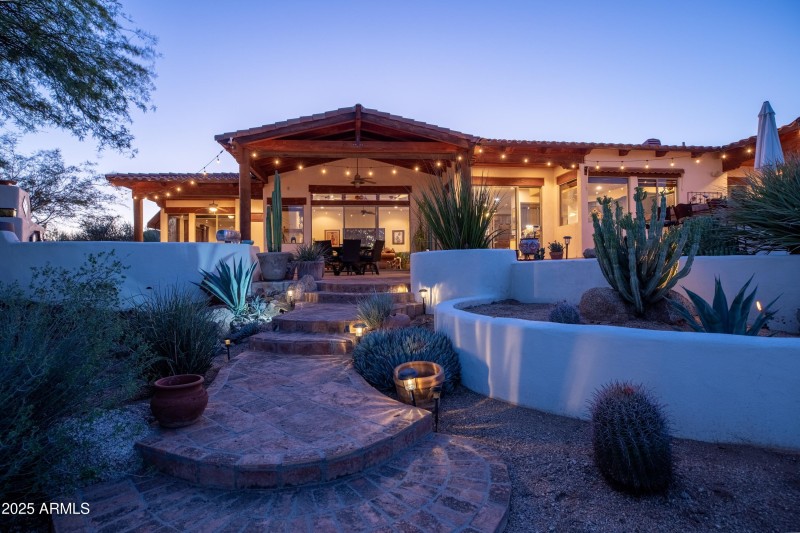 Stunning Patio with Lights