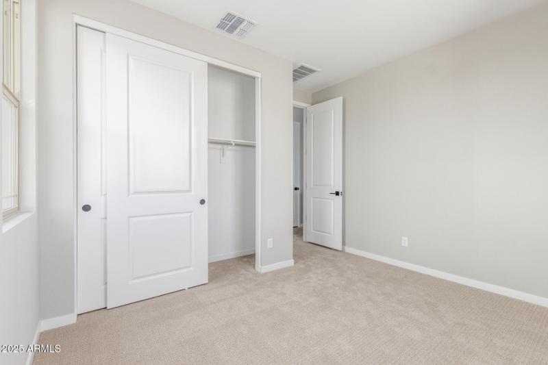 Bedroom 2 upstairs and closet