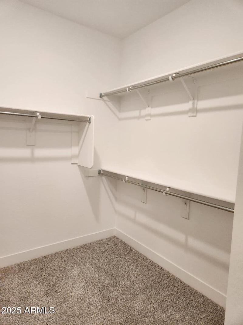 Primary walkin closet