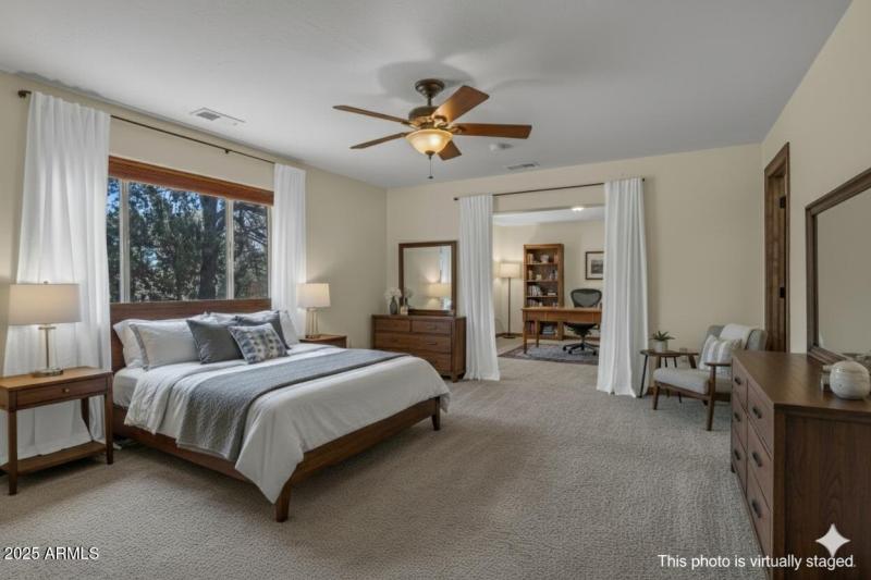 Staged Primary Bedroom