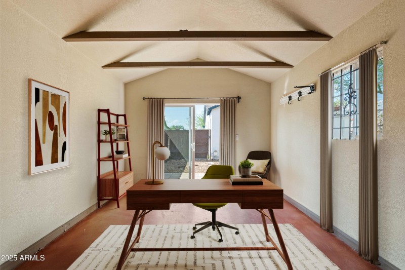 Detached studio (virtually staged)