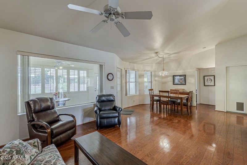 Dining Area and Living Room