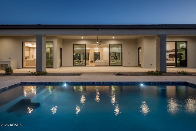 Dancing Lights on the Pool