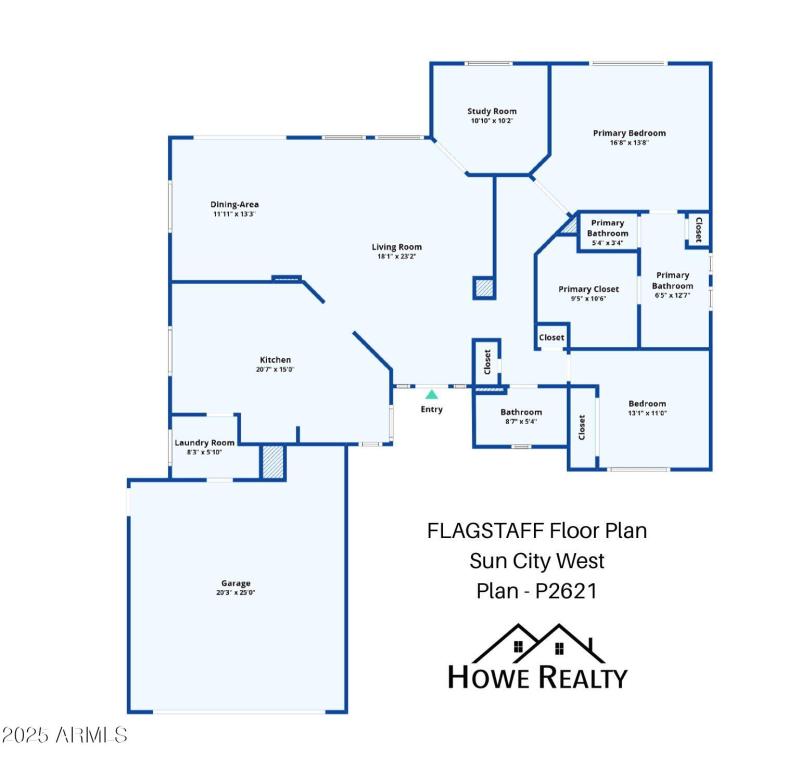 FLAGSTAFF Floor Plan Sun City West Plan