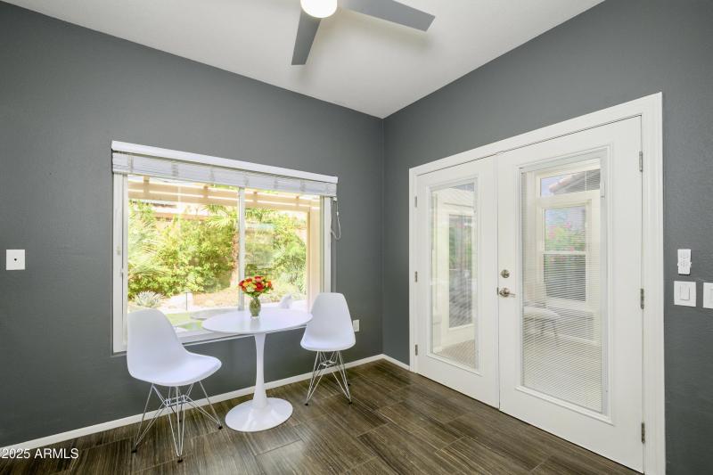 Bright Breakfast Nook View