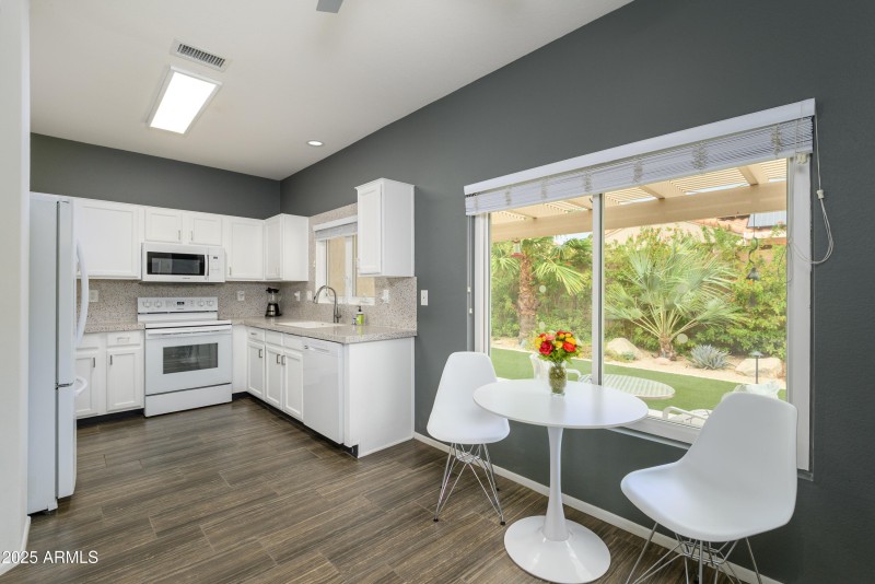 Bright Breakfast Nook View