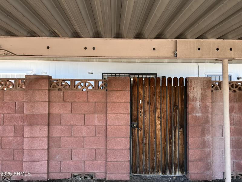 23. Back Gate to Patio