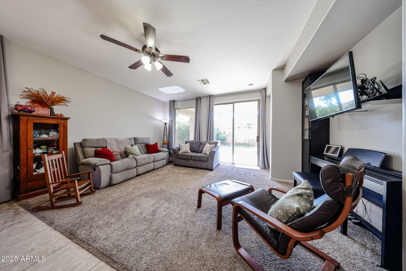 Carpet and Ceiling Fan