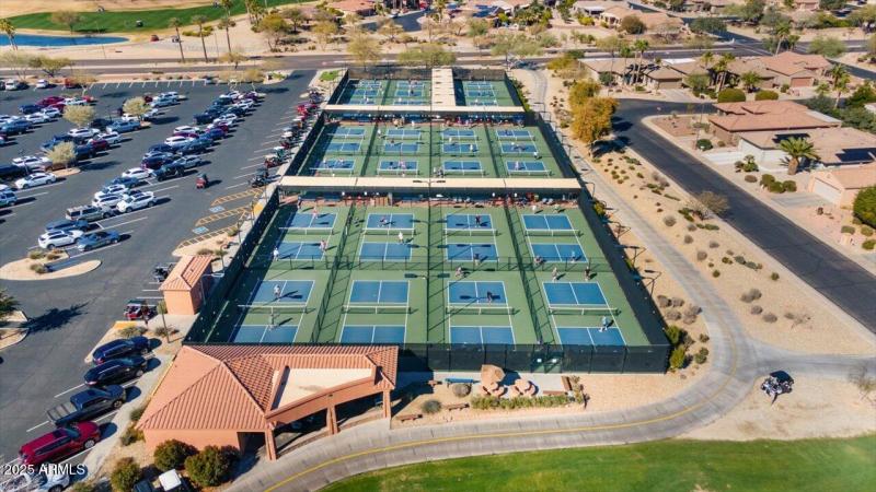 Pickleball Aerial