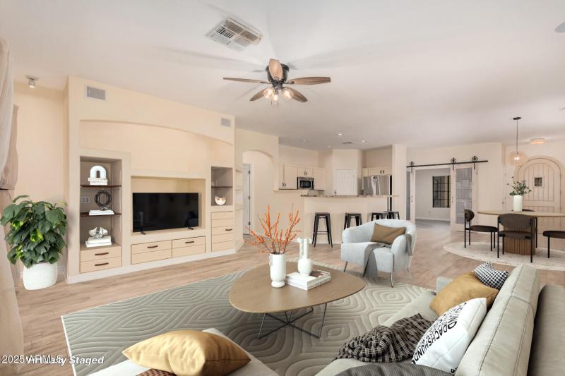 Virtually Staged Great Room