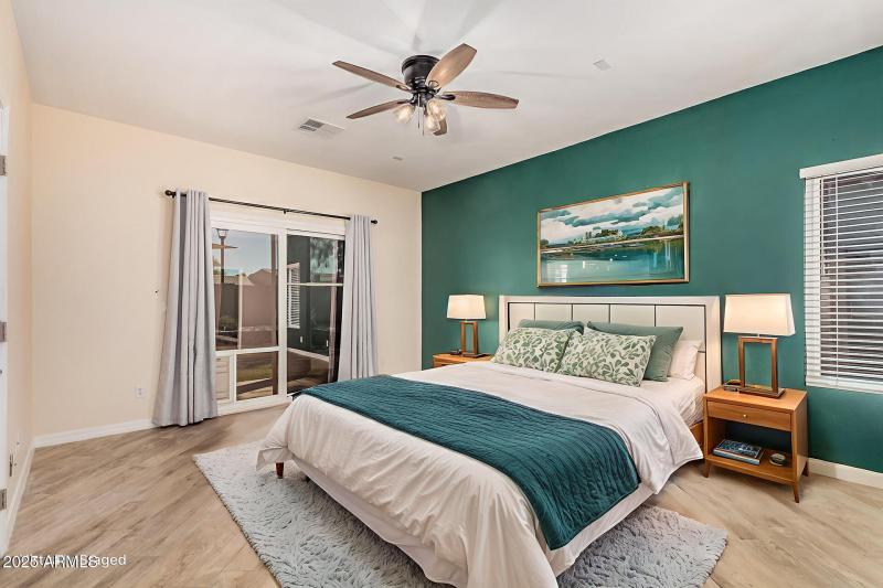 Virtually Staged Primary Bedroom