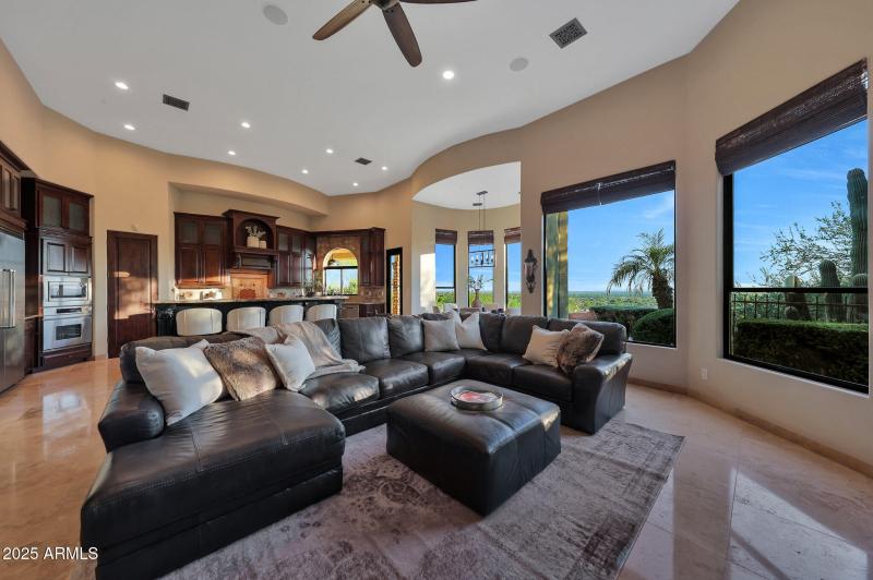 Family Room with Panoramic Views