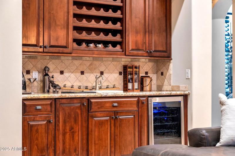 Wet Bar in Living Area