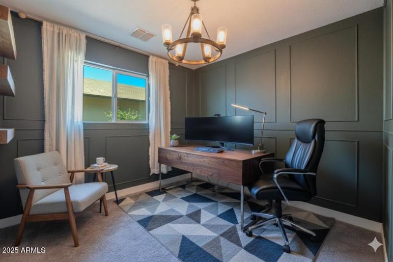 Staged Office - Bedroom 2