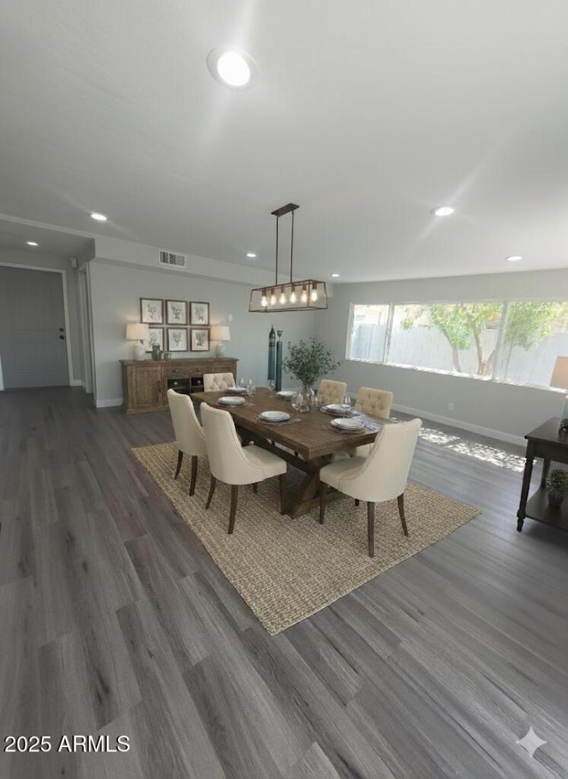 Staged Dining Room-Family Room