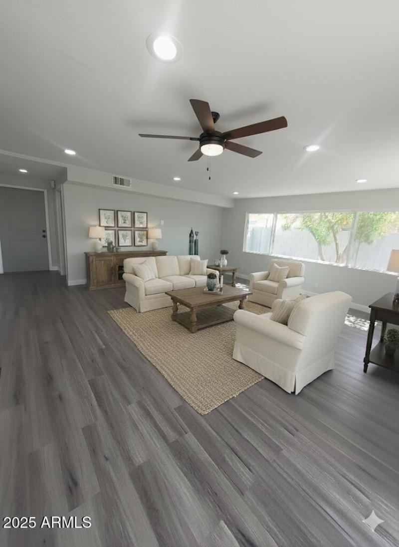 Staged Family Room - Dining Room