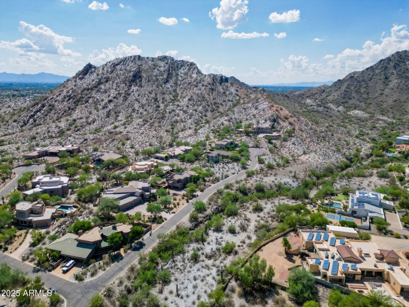 DRONE VIEW OF PHX HILLSIDE ESTATES