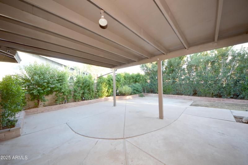 Backyard Coverd Patio Looking Out