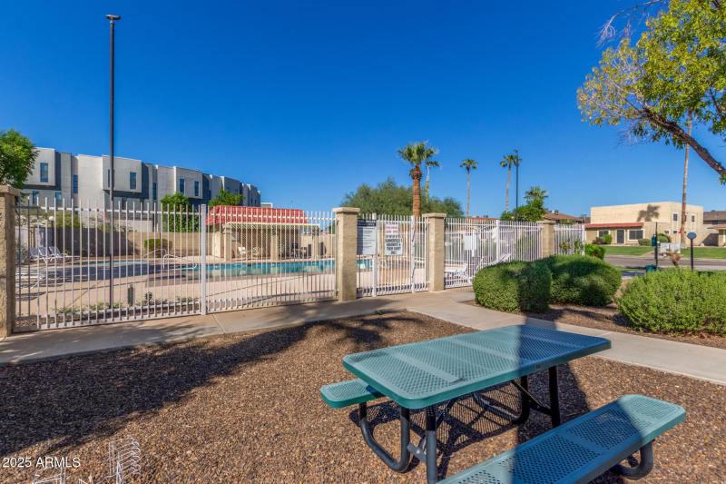 Community Pool and Seating